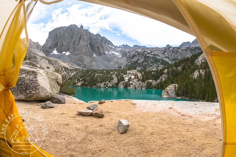 view from inside my tent 2