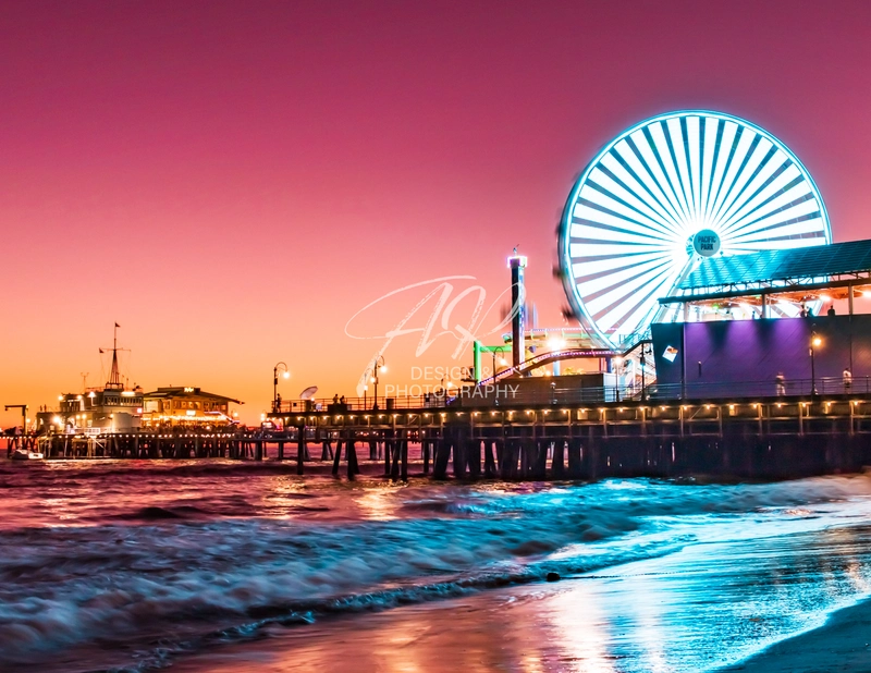 Santa Monica Pier - 2025 Wall Calendar