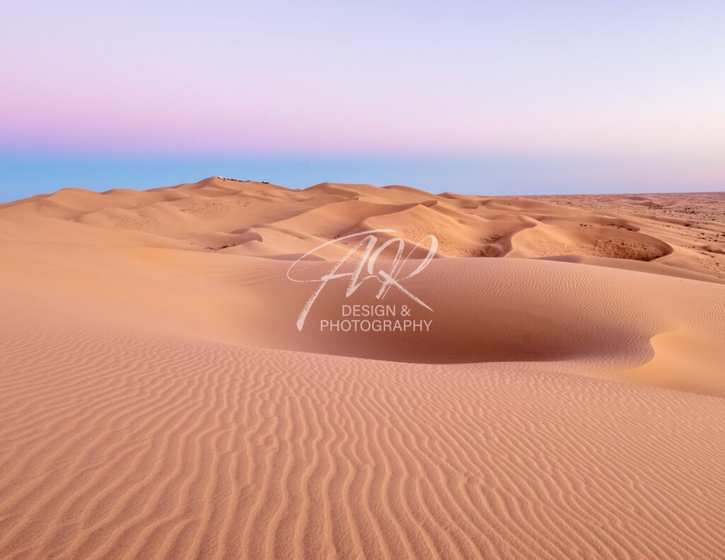 windblown ridges in desert sand dunes - calendar