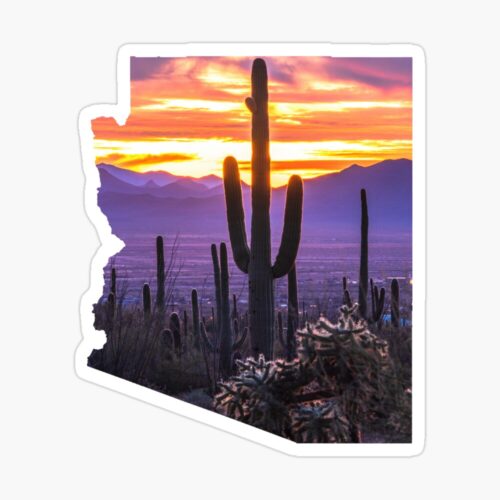 Arizona Sunset Sticker