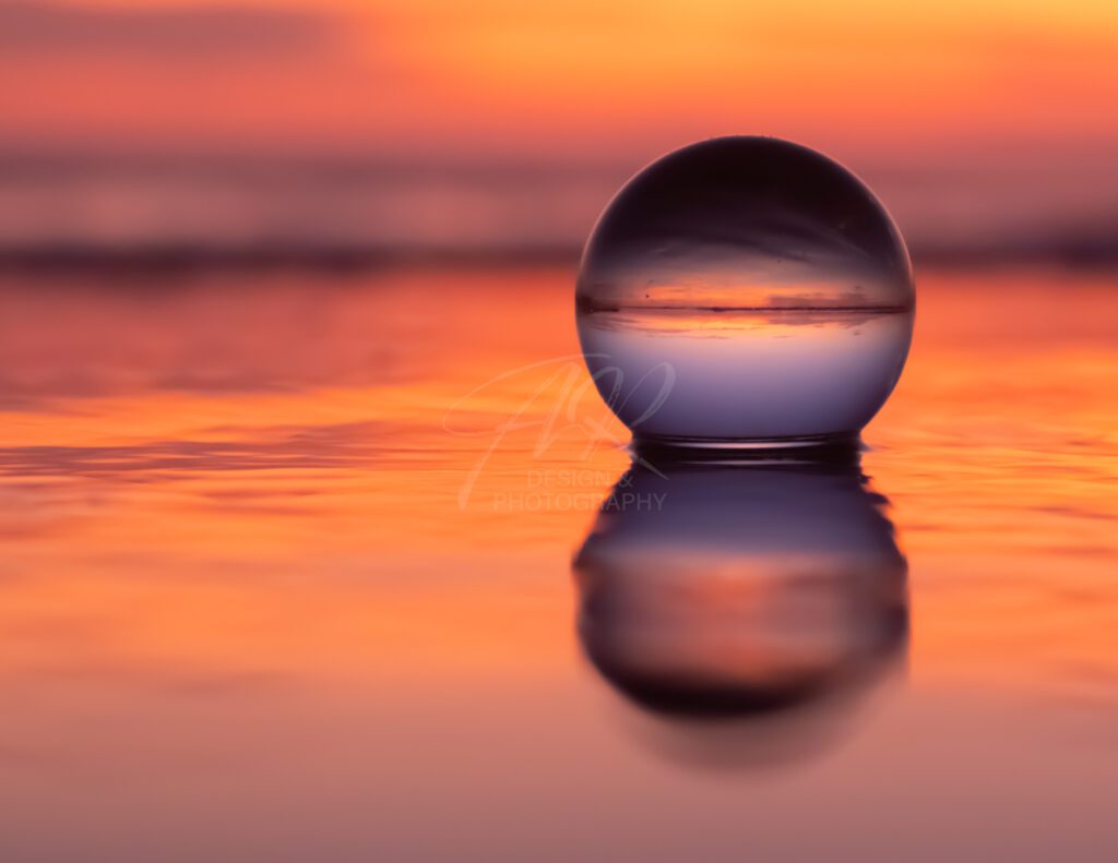 March - lensball sunset calendar