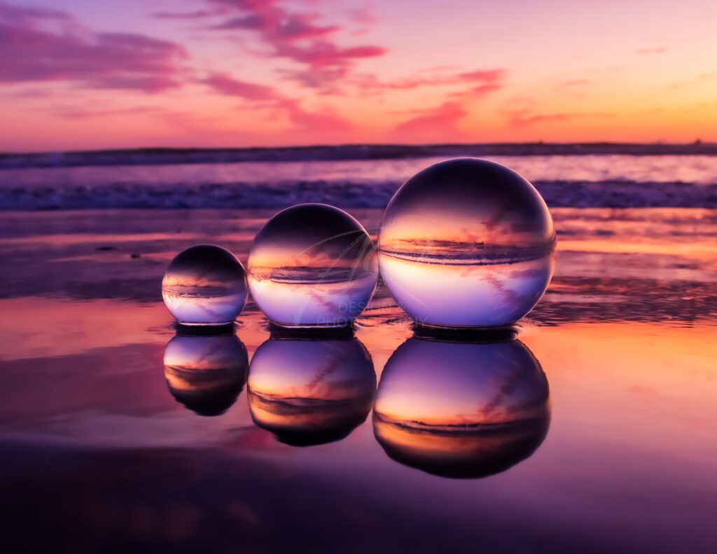 January - lensball sunset calendar
