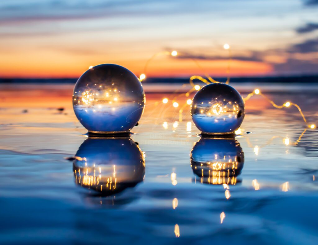 February - lensball sunset calendar