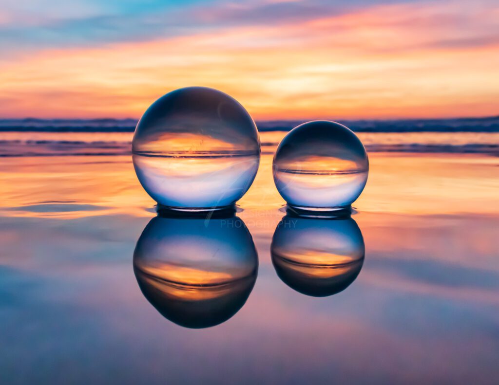 November - lensball sunset calendar