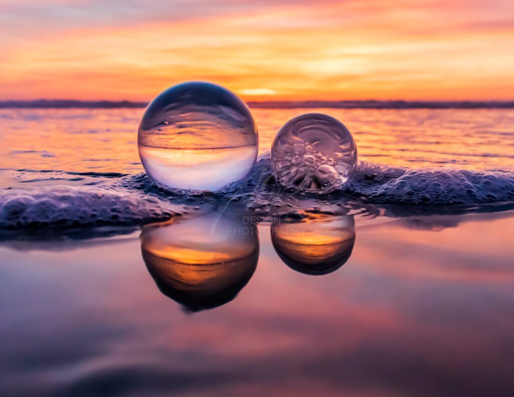 October - lensball sunset calendar