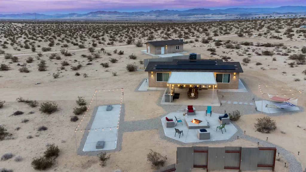 Joshua Tree Casa De Sunset aerial view
