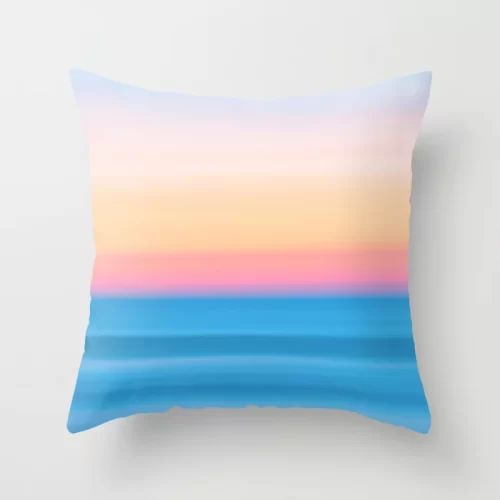 Dreamy Pacific sunset Throw Pillow