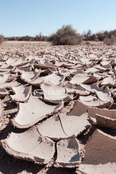 death valley mud cracks near popular trailhead 3