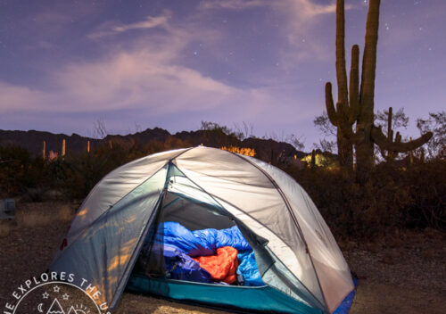 Mountain Hardwear Mineral King Tent at night