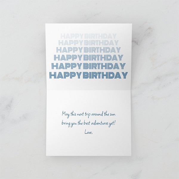birthday card