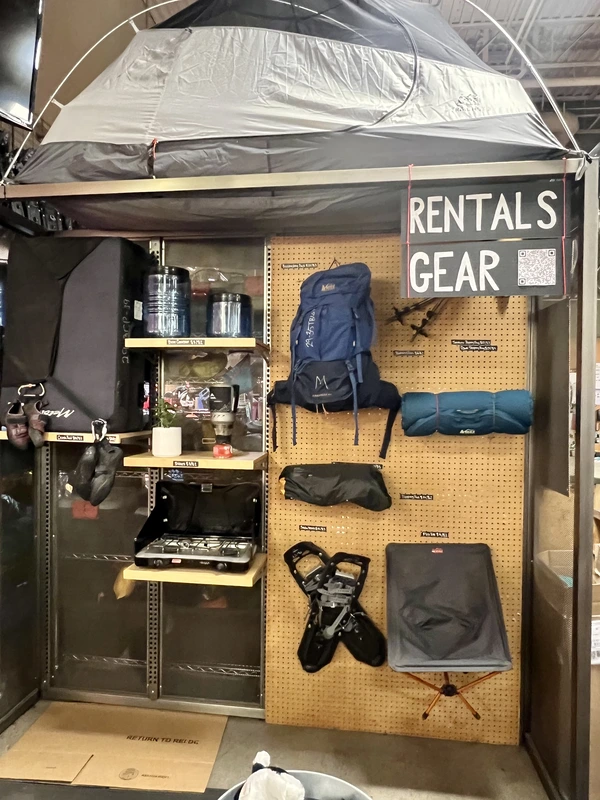 REI rental gear