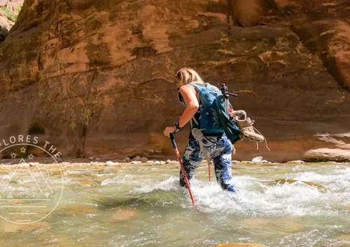 Hiking the Narrows at Zion National Park