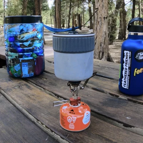 MSR Stove and bear canister