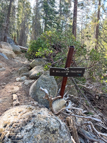 Wolverton Trailhead in Sequoia National Park