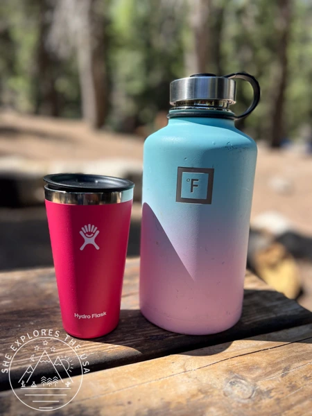 water flask and tumbler