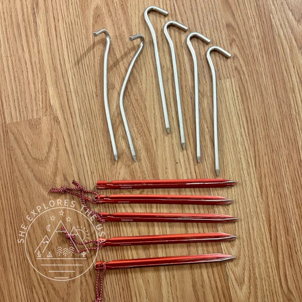 tent stakes