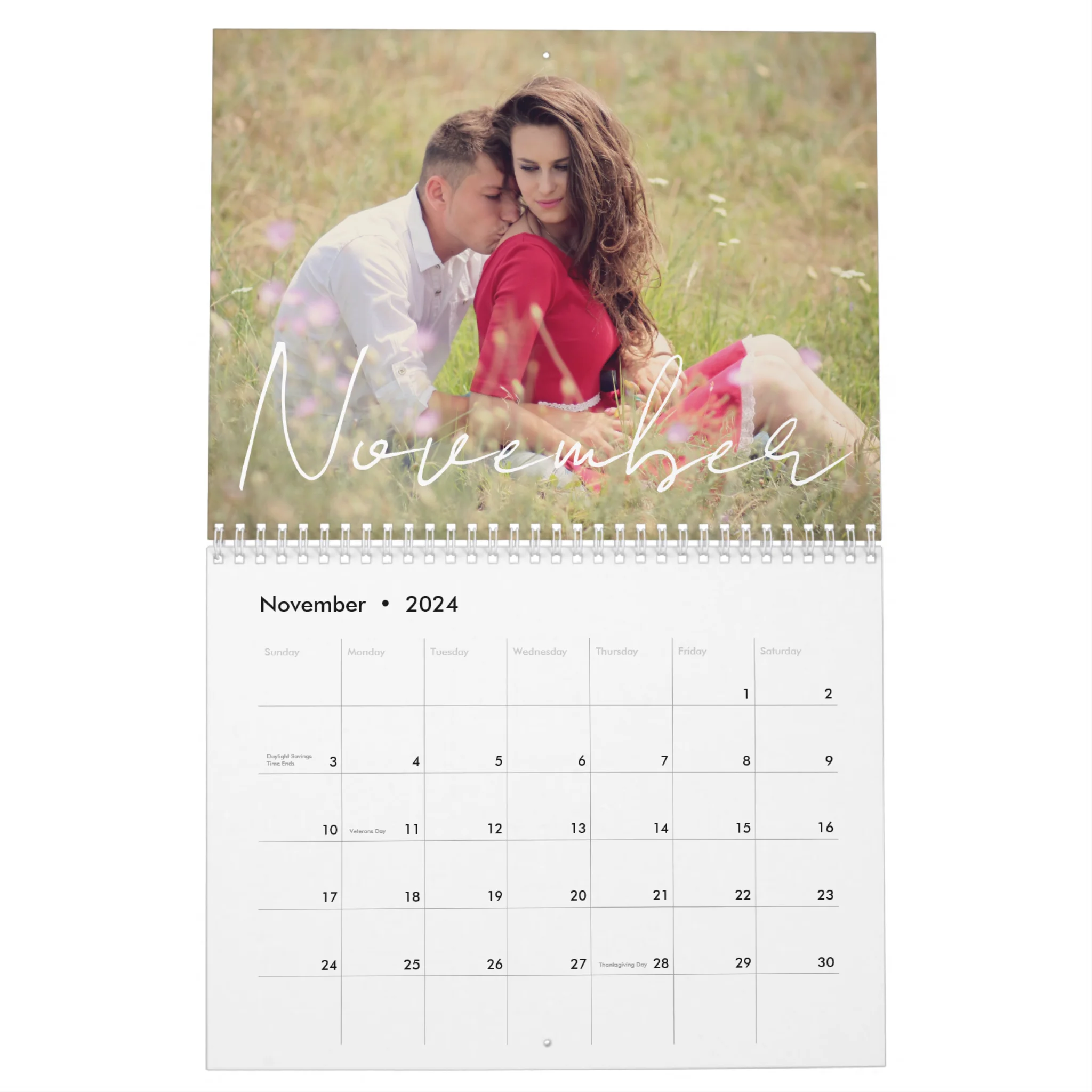 custom wall calendar 2024 - november
