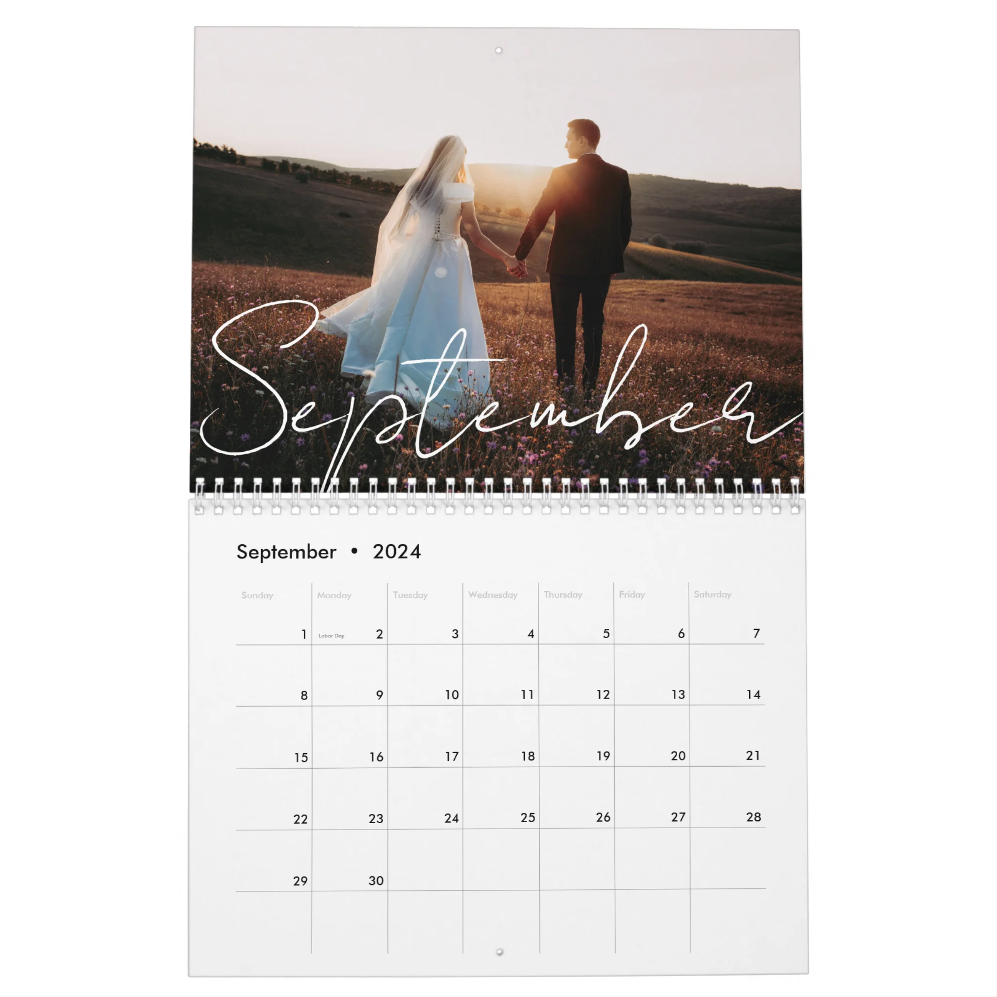 custom wall calendar 2024 - september