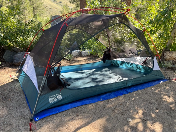 empty tent canopy - Mountain Hardwear Mineral King Tent Review (2P & 3P)