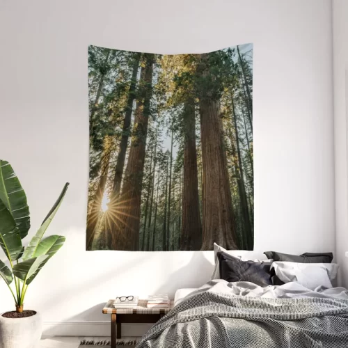Sequoia Sunset wall tapestry
