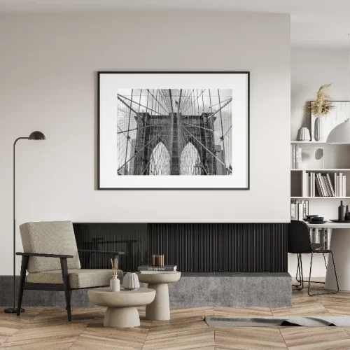 Brooklyn Bridge Framed Art Print