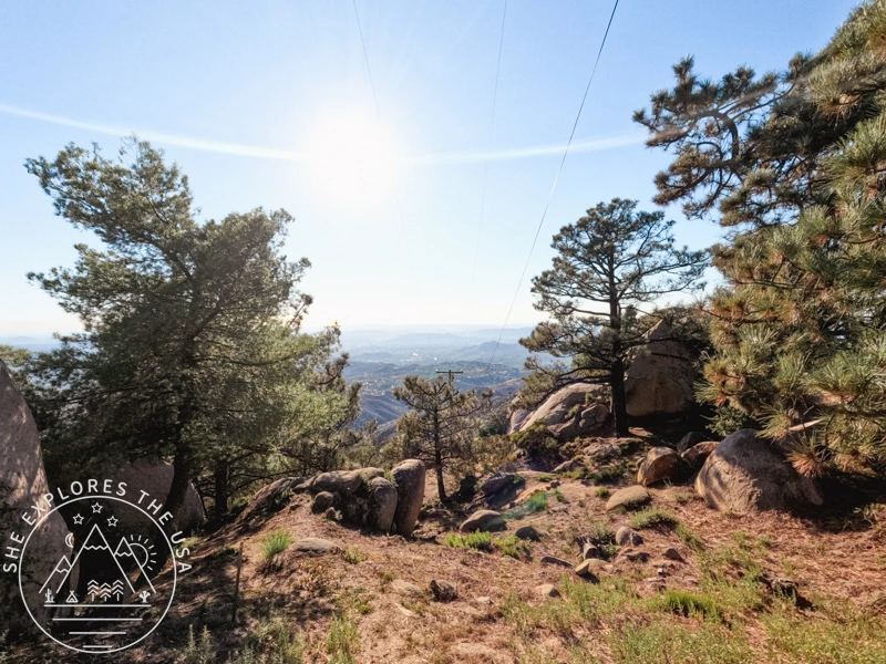 from from the top of Mount Woodson 2