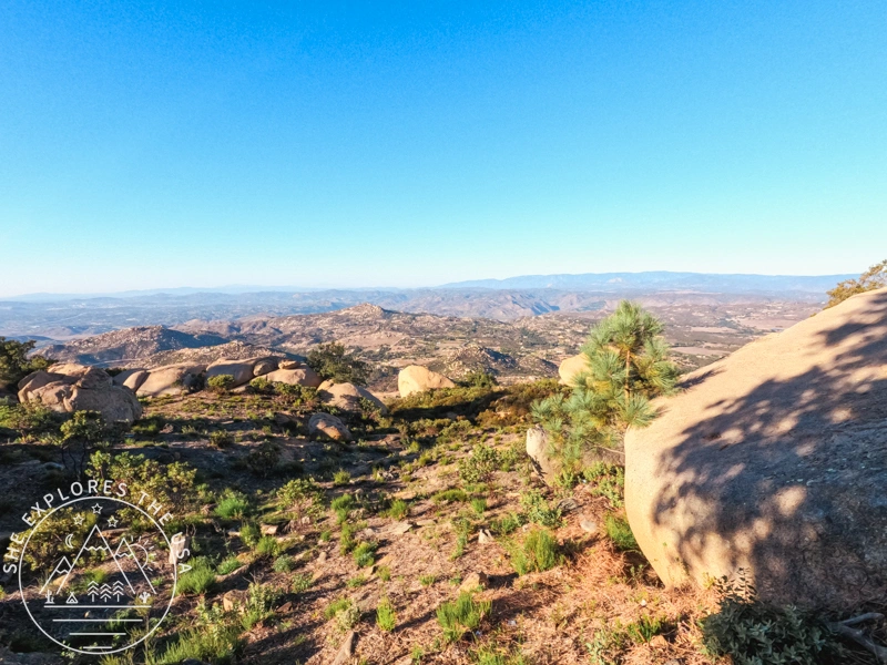 from from the top of Mount Woodson 1