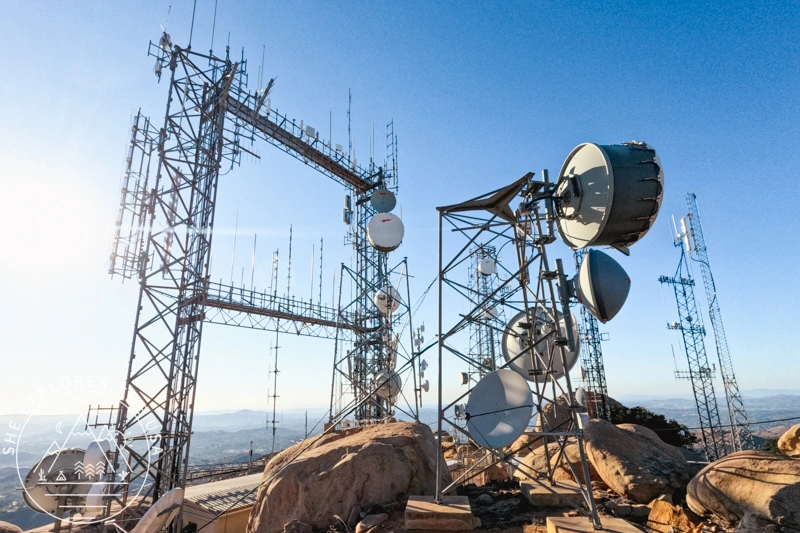 Radio towers at Mt Woodson 3
