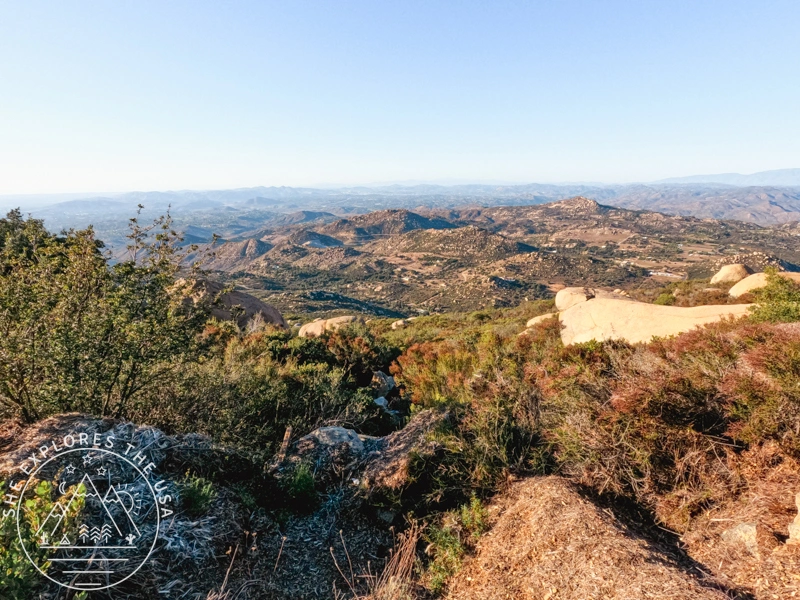 from from the top of Mount Woodson 4
