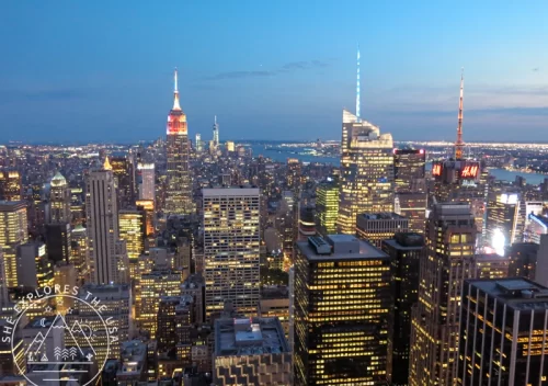 New York City Skyline from Top of the Rock - New York City Top 10: Things You Must Do in NYC