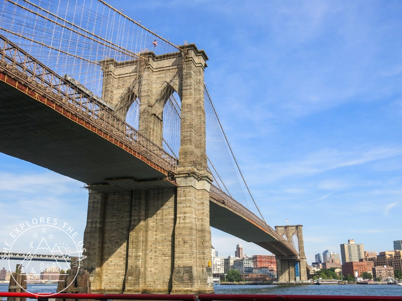 brooklyn bridge from the shore