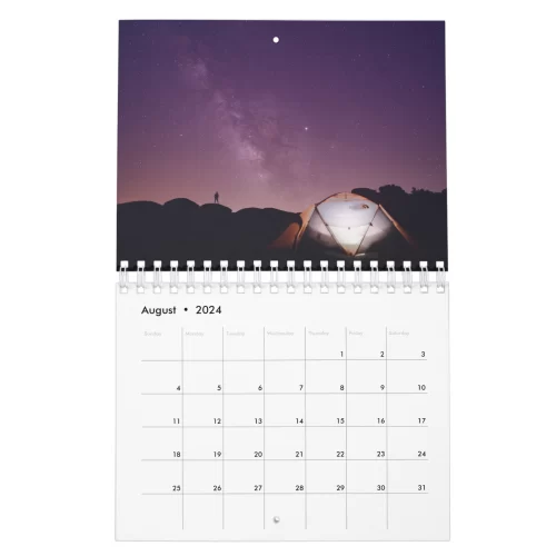 Custom 2024 Calendar For Travel Friends - August