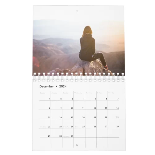 Custom 2024 Calendar For Travel Friends - December