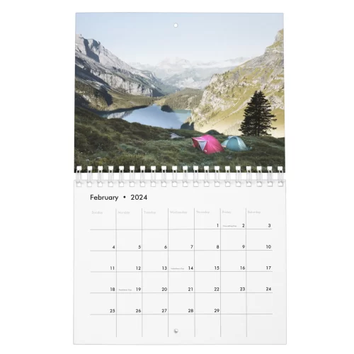 Custom 2024 Calendar For Travel Friends - February