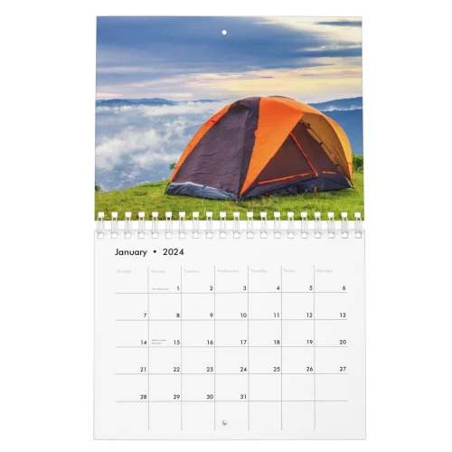 Custom 2024 Calendar For Travel Friends - January