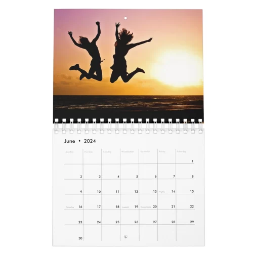 Custom 2024 Calendar For Travel Friends - June