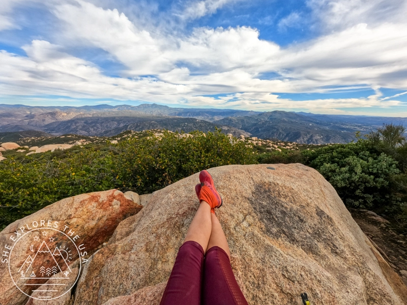 Me at El cajon Mountain summit 2
