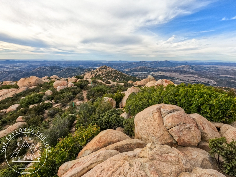 El Cajon Mountain summit views 1