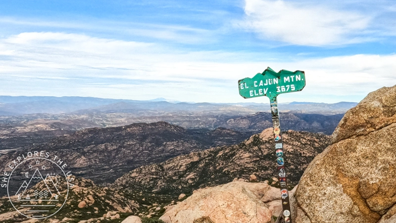 El cajon Mountain Summit