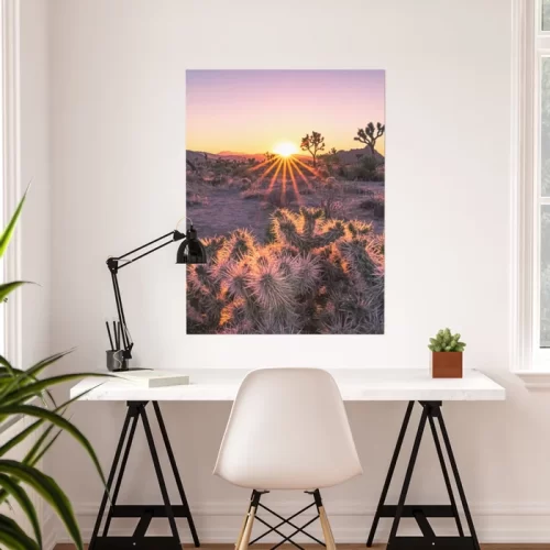 Joshua Tree Sunset Poster