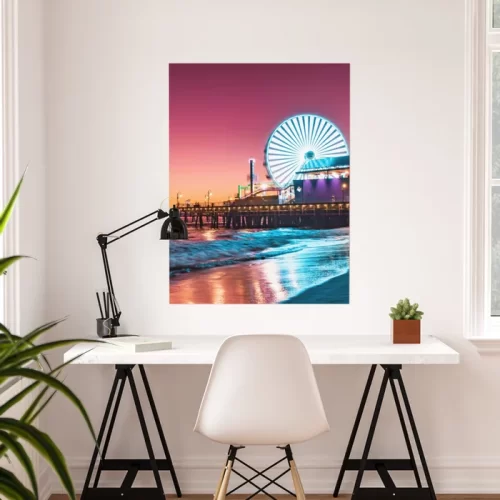 Santa Monica Pier Poster