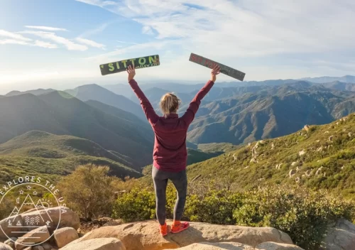 Ali at Sitton Peak Summit