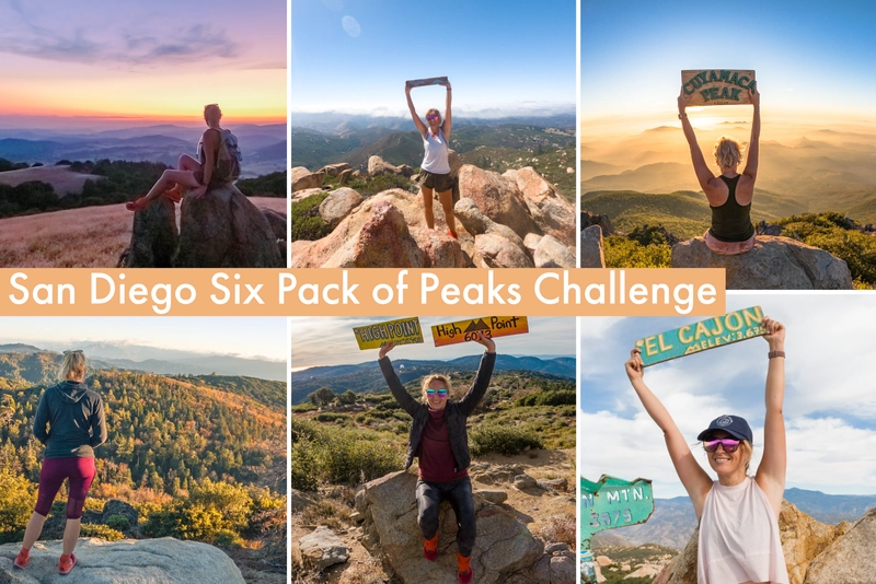 The San Diego Six Pack of Peaks Hiking Challenge