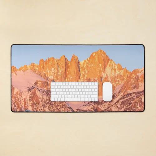Mount Whitney Sunrise desk mat