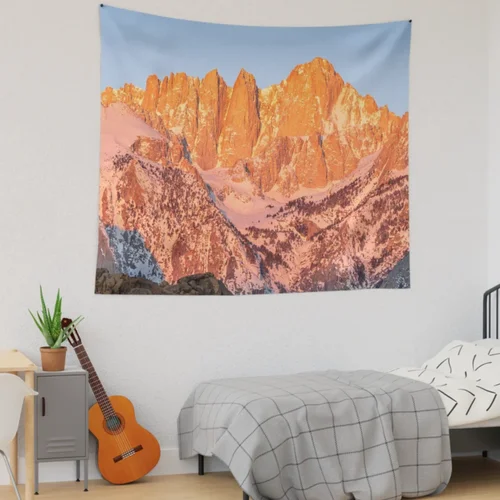 Mount Whitney Sunrise wall tapestry