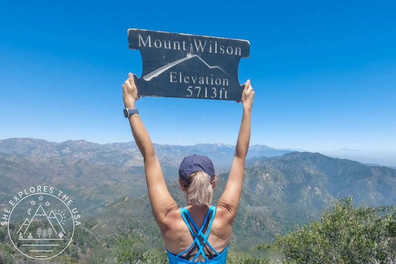 Ali at Mt Wilson Summit