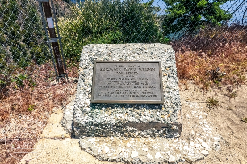 Mt Wilson marker