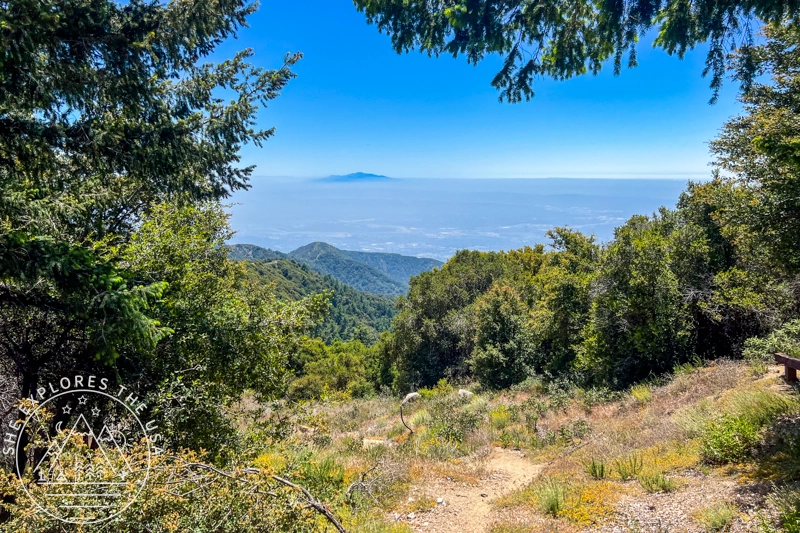 Santiago Peak sticking out above the clouds 2