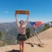 Ali at Mt Baden Powell Summit
