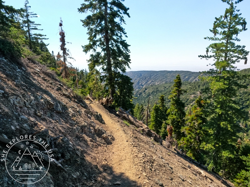 PCT to Baden Powell steep